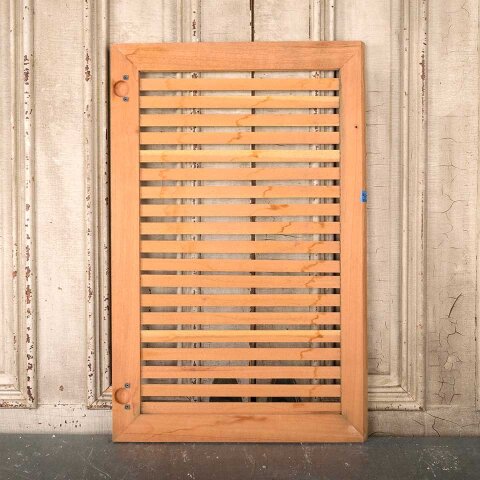 #55206 21x33 Salvaged Slatted Wood Cabinet Door image 5