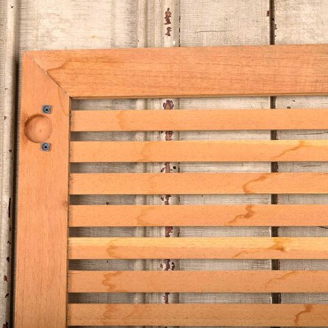 #55206 21x33 Salvaged Slatted Wood Cabinet Door image 6