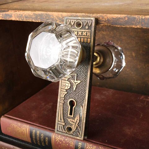 Antique Victorian Door Hardware Set