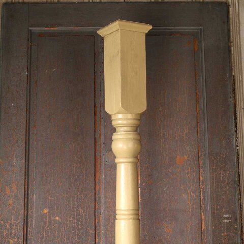 #55217 4x4 Salvaged Painted Turned Wood Porch Post image 6
