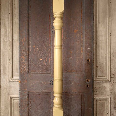 #55218 4x4 Salvaged Painted Turned Wood Porch Post image 5