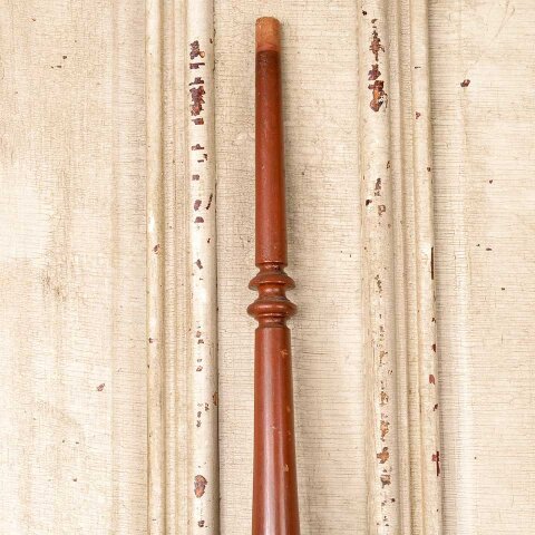 #55228 33" Antique Turned Wood Staircase Baluster image 3