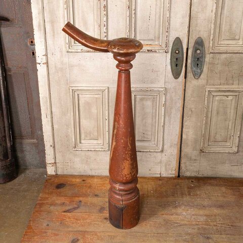 #55252 41x7 Salvaged Antique Staircase Newel Post image 5