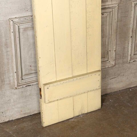 #55258 17x55 Antique Slatted Wood Cabinet Door image 8