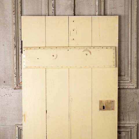 #55259 22x52 Antique Slatted Wood Cabinet Door image 6