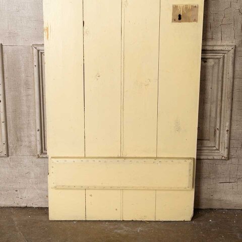 #55259 22x52 Antique Slatted Wood Cabinet Door image 7