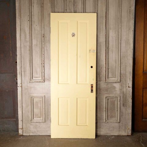 #55264 28x77 Salvaged Antique 4 Panel Interior Door image 6