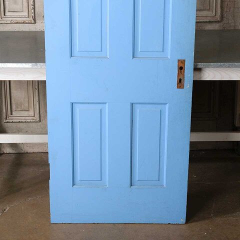 #55265 28x77 Salvaged Antique 4 Panel Interior Door image 8
