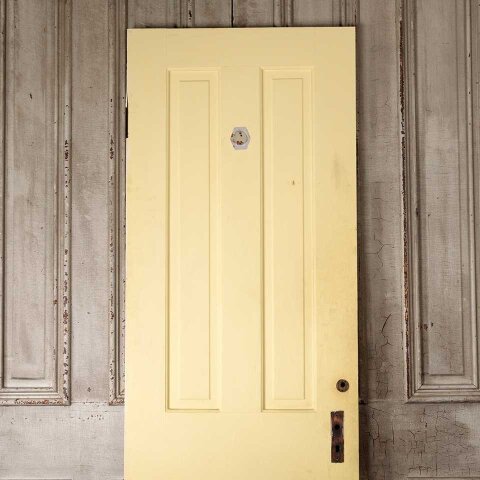 #55266 26x78 Salvaged Antique 4 Panel Interior Door image 6