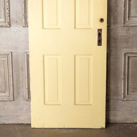 #55266 26x78 Salvaged Antique 4 Panel Interior Door image 7