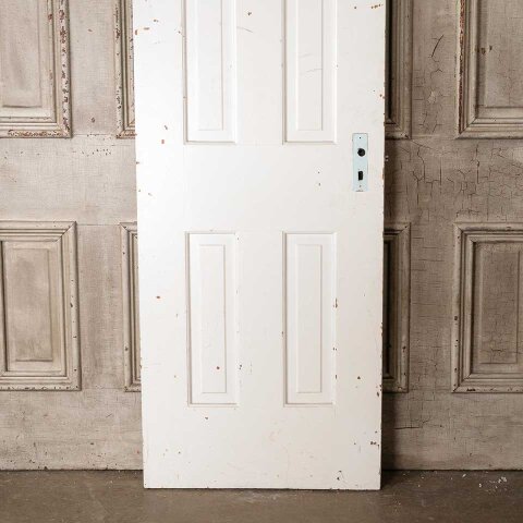 #55267 24x78 Salvaged Antique 4 Panel Interior Door image 3