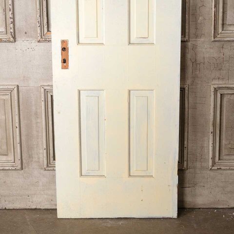 #55267 24x78 Salvaged Antique 4 Panel Interior Door image 6