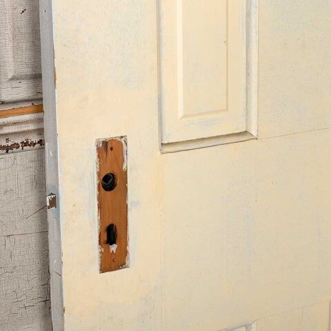 #55267 24x78 Salvaged Antique 4 Panel Interior Door image 7