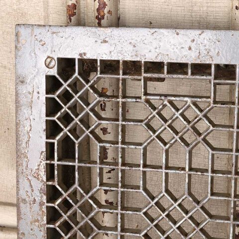 #55289 10x12 Antique Heat Grate Floor Vent Cover image 2