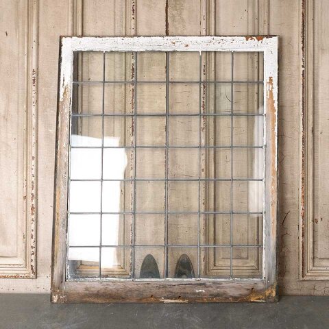 #55303 31x37 Antique 42 Lite Leaded Glass Window image 5
