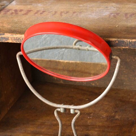 #55307 5" Antique Metal Two-Sided Hand Mirror image 5