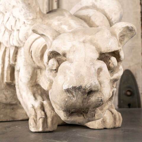 #55321 Cast Plaster Crawling Gargoyle Statue image 3
