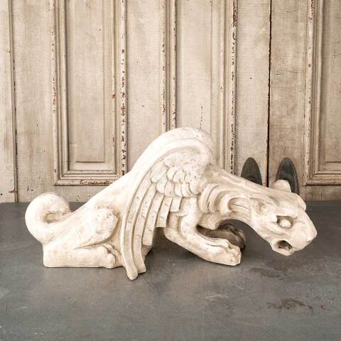 #55321 Cast Plaster Crawling Gargoyle Statue image 7