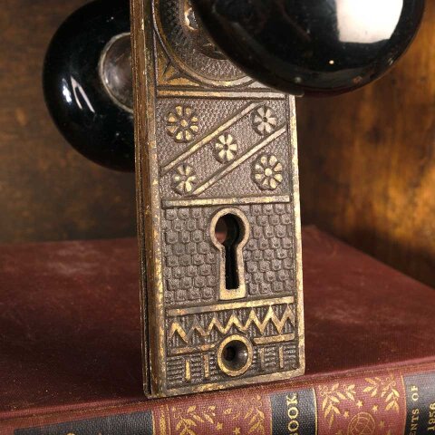 #55333 Antique Victorian Door Hardware Set image 4