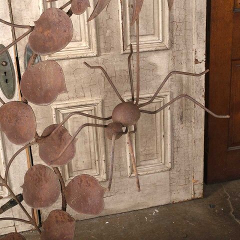 #55346 48x69 Repurposed Metal Garden Sculpture image 5