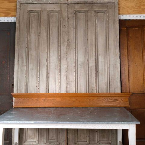 #55353 79x9 Oak Door / Window Header Trim Piece image 2
