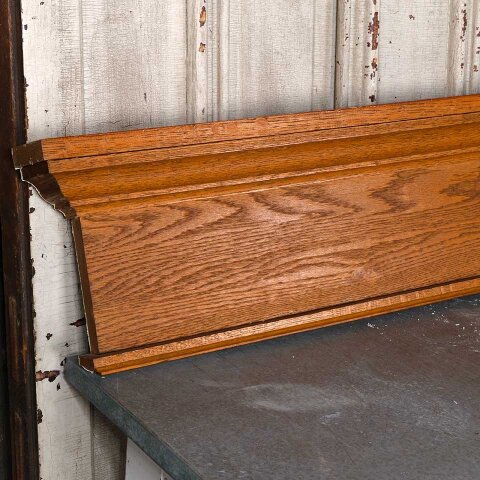 #55353 79x9 Oak Door / Window Header Trim Piece image 3