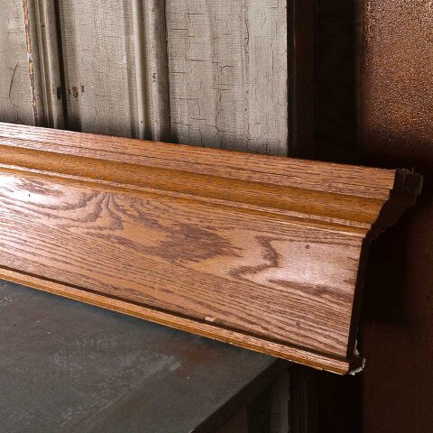 #55353 79x9 Oak Door / Window Header Trim Piece image 5
