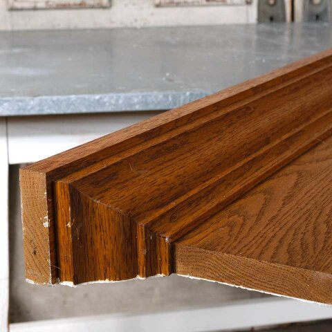 #55353 79x9 Oak Door / Window Header Trim Piece image 6