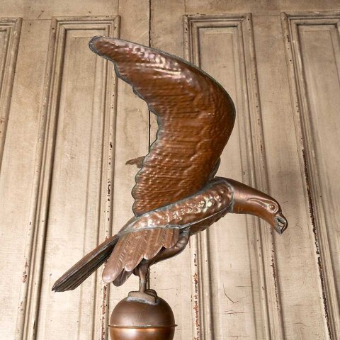#55354 Vintage Copper Bald Eagle Weathervane image 4