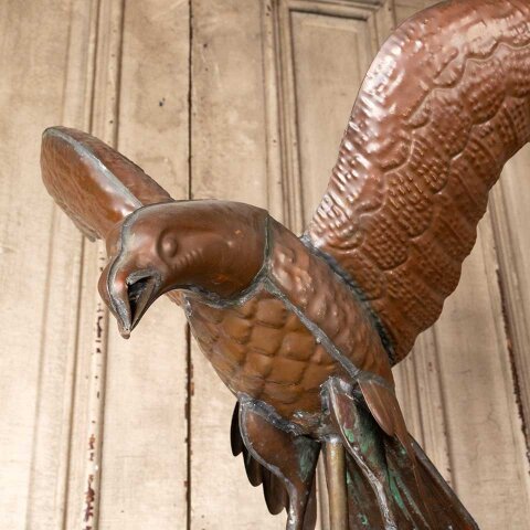 #55354 Vintage Copper Bald Eagle Weathervane image 2
