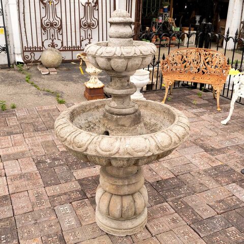 #55385 32x51 Ornate Cast Concrete Garden Fountain image 5