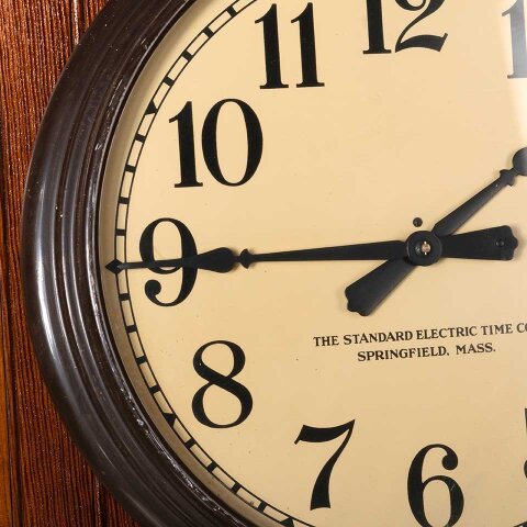 #55393 Antique Standard Electric Time Wall Clock image 2
