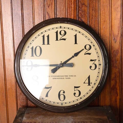 #55393 Antique Standard Electric Time Wall Clock image 6
