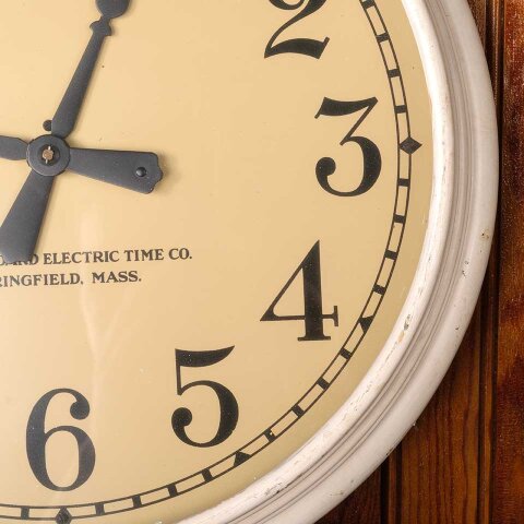 #55394 Antique Standard Electric Time Wall Clock image 7
