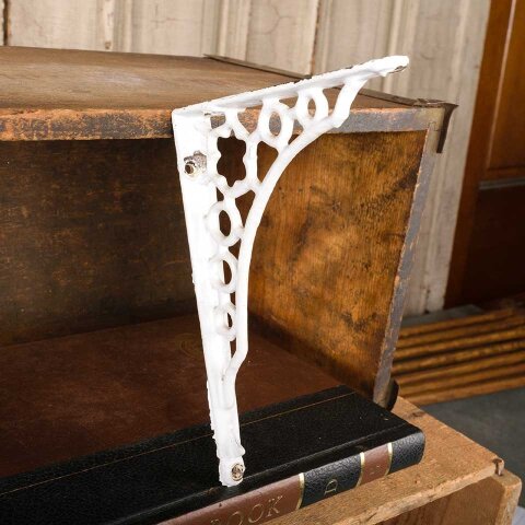 #55419 7x5 Antique Ornate Cast Iron Shelf Bracket image 2