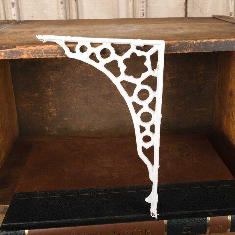 #55419 7x5 Antique Ornate Cast Iron Shelf Bracket image 3
