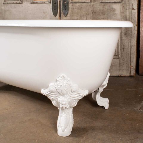#55428 69" Reproduction Cast Iron Clawfoot Bathtub image 7