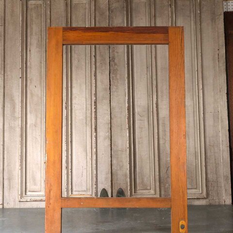 #55436 32x82 Salvaged Antique Wood Screen Door image 2