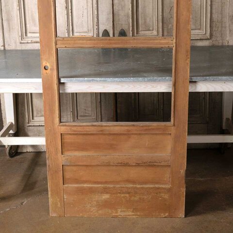 #55436 32x82 Salvaged Antique Wood Screen Door image 5