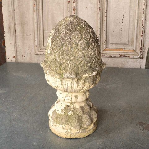 #55440 Vintage Cast Concrete Garden Finial Ornament image 4