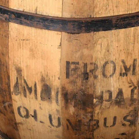 #55446 26x29 Columbus Packing Co. Wood Barrel image 6