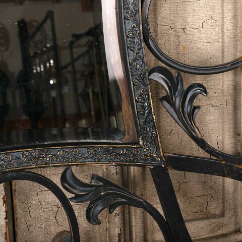 #55457 33x33 Ornate Wrought Iron Wall Mirror image 6