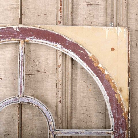 #55458 29x23 Antique Divided 5 Lite Wood Window image 6