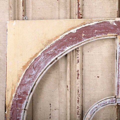 #55458 29x23 Antique Divided 5 Lite Wood Window image 8