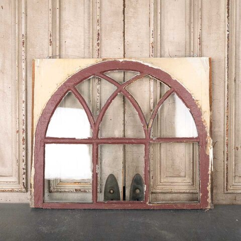 #55461 33x27 Antique Gothic Divided 9 Lite Window image 5