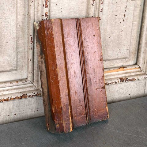 #55468 Antique Wood Interior Door Plinth Trim Block image 2