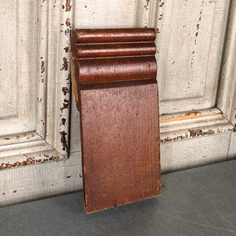 #55472 Antique Wood Interior Door Plinth Trim Block image 2