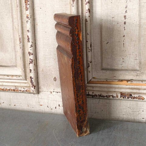 #55472 Antique Wood Interior Door Plinth Trim Block image 4