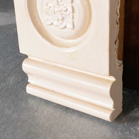 #55475 Antique Wood Rosette Interior Trim Block image 6