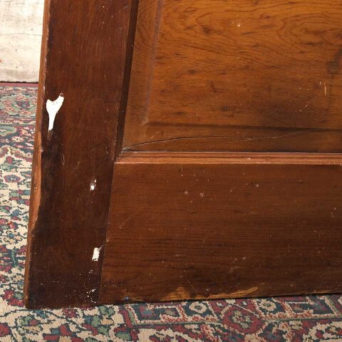 #55485 31x82 Antique 5 Panel Pine Wood Swing Door image 7